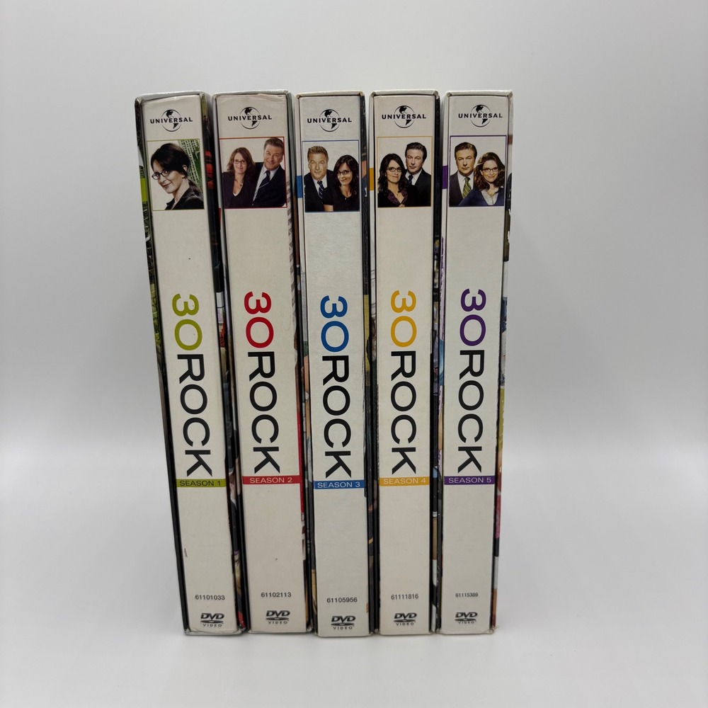 30 ROCK TV‎ Series Seasons 1 2 3 4 5 DVD Lot Region 1 Tina Fey 1-5
